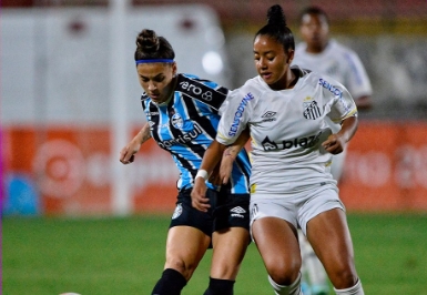COPINHA FEMININA: Santos sofre o empate no fim para o Grêmio e cai para segundo no Grupo A