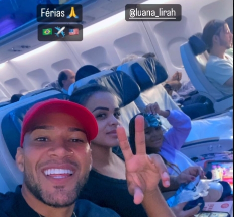 Everaldo viajando para os Estados Unidos