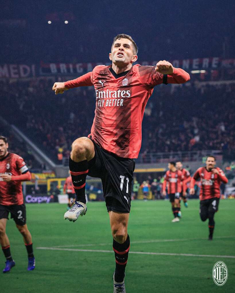 ITALIANO: Pulisic marca, Milan derrota o Sassuolo e continua em 3º