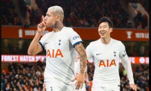 INGLÊS: Richarlison marca de novo e ajuda Tottenham a bater o Nottingham Forest