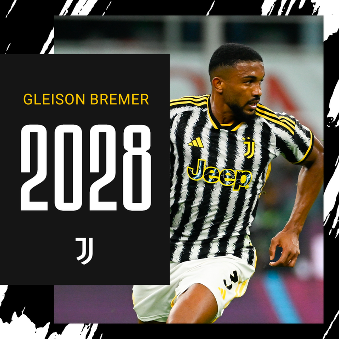 Italiano: Zagueiro brasileiro da Juventus comemora renovação até 2028