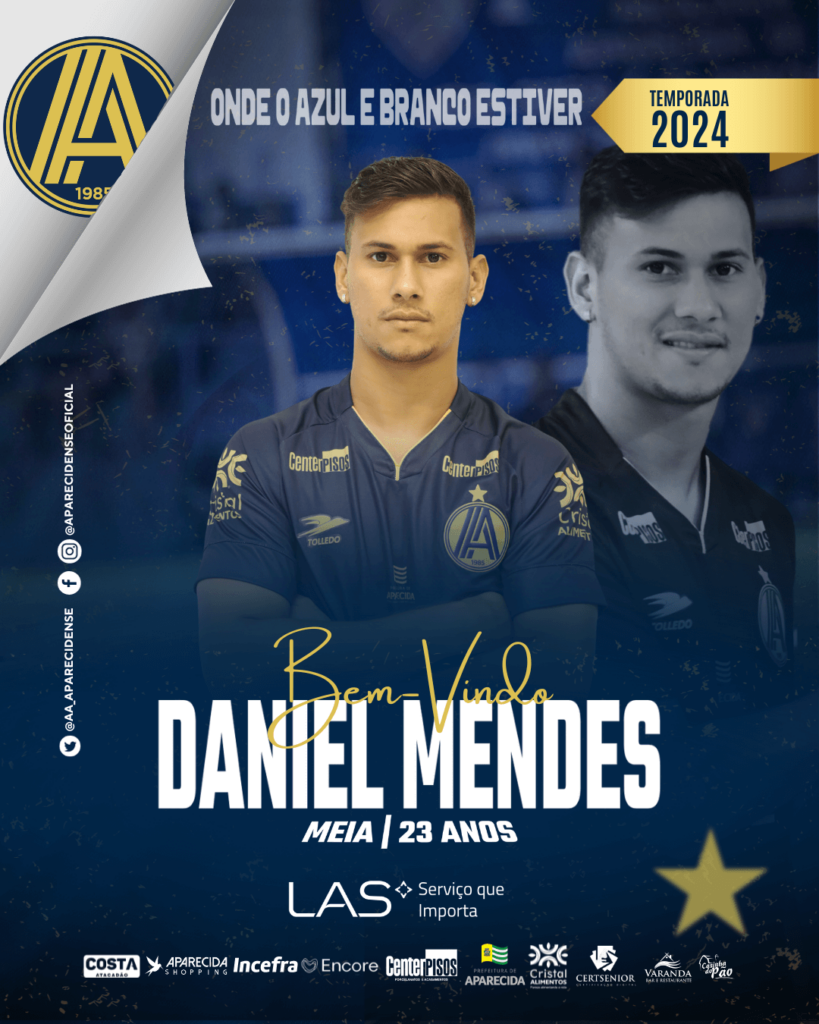 Goiano: Aparecidense anuncia meia do Vila Nova e novo Diretor de Futebol 2 Aparecidense