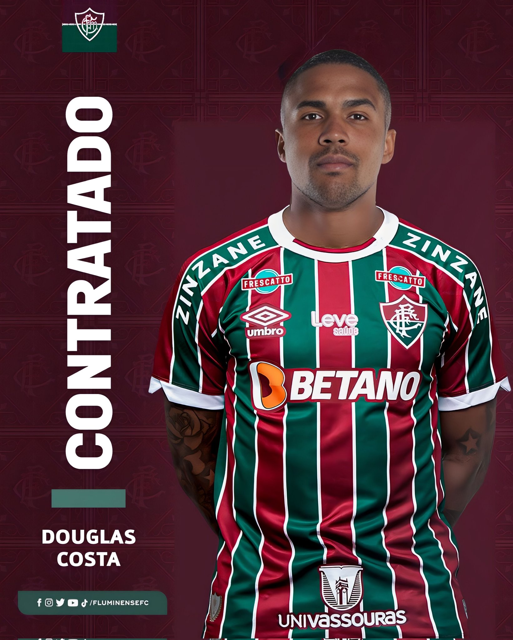 Carioca: Douglas Costa é o novo reforço do Fluminense