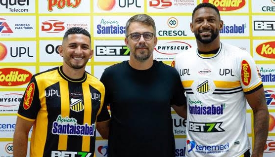 Danilo Barcelos e Rafael Donato são apresentando no Novorizontino