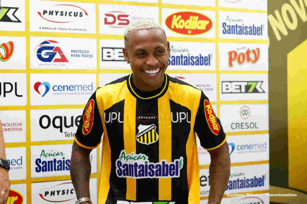 Paulistão: Novorizontino apresenta atacante Paulo Vitor, ex-Vasco e Cruzeiro
