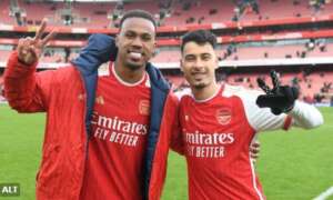 INGLÊS: Magalhães e Martinelli marcam, Arsenal atropela Crystal Palace e volta a vencer