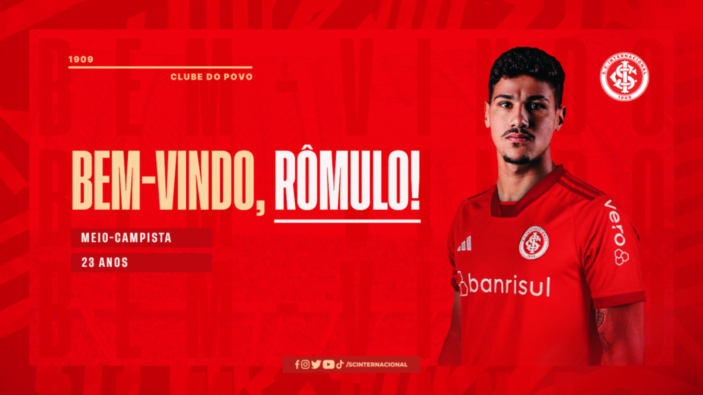 Internacional desembolsa R$ 3 milhões e acerta compra definitiva do volante Rômulo