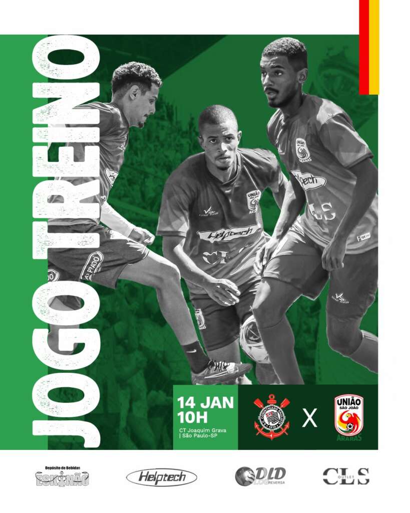 Paulista A3: União São João marca amistoso contra o Corinthians para sexta-feira