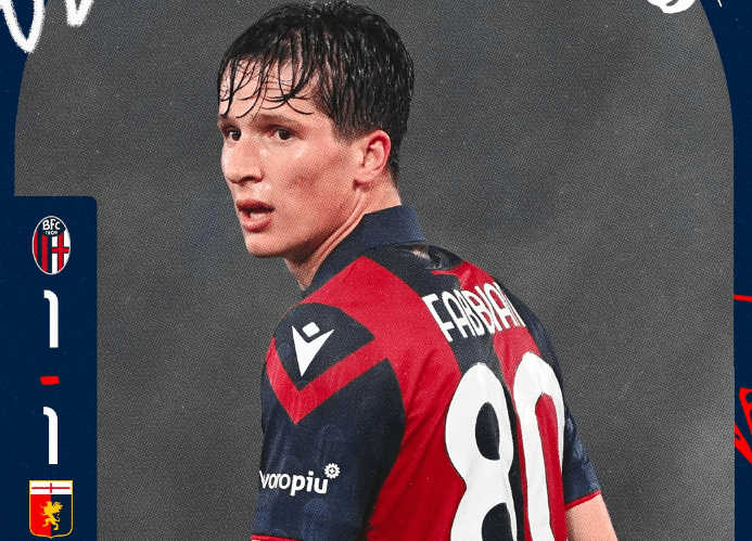 ITALIANO: Bologna empata com Genoa e perde chance de entrar no G-4