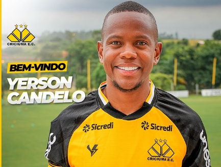 Yerson Candelo é o novo reforço do Criciúma