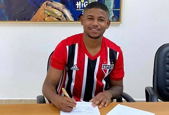 gabriel falcao volante sao paulo credito divulgacao sao paulo