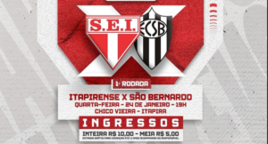 Paulista A3: Itapirense faz ação especial para estreia