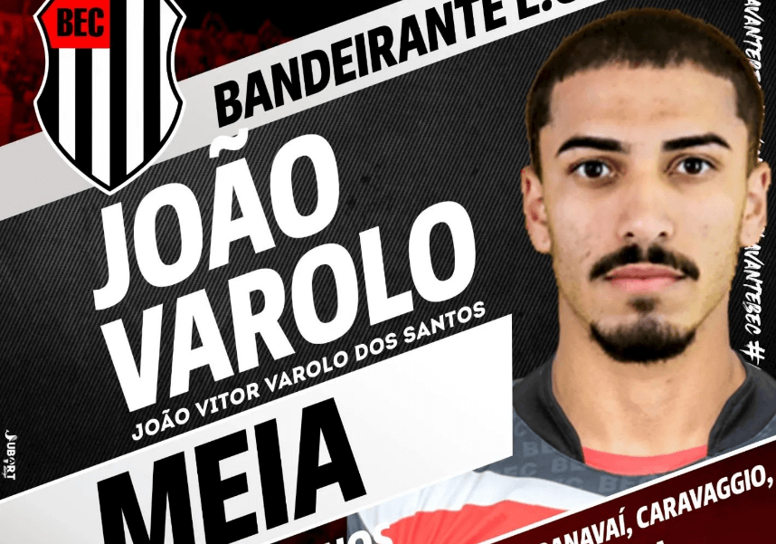 Paulista A3: Bandeirante anuncia meia ex-Criciúma e goleiro ex-Bragantino