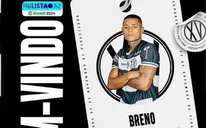 Paulista A2: XV de Piracicaba contrata o atacante Breno