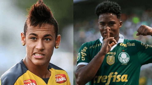 Qual era o status de Neymar na idade de Endrick? Veja comparação