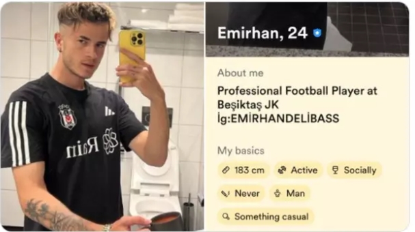 Besiktas demite ‘CR7 turco’ após vazar suposto perfil do atleta em app de encontros