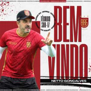 Paulista Sub-17: Netto Gonçalves é o novo técnico do do Flamengo
