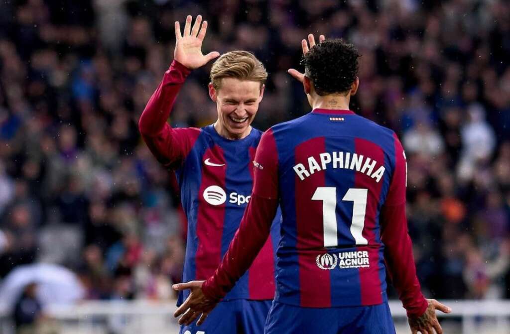 ESPANHOL: Barcelona goleia o Getafe por 4 a 0 e é novo vice-líder