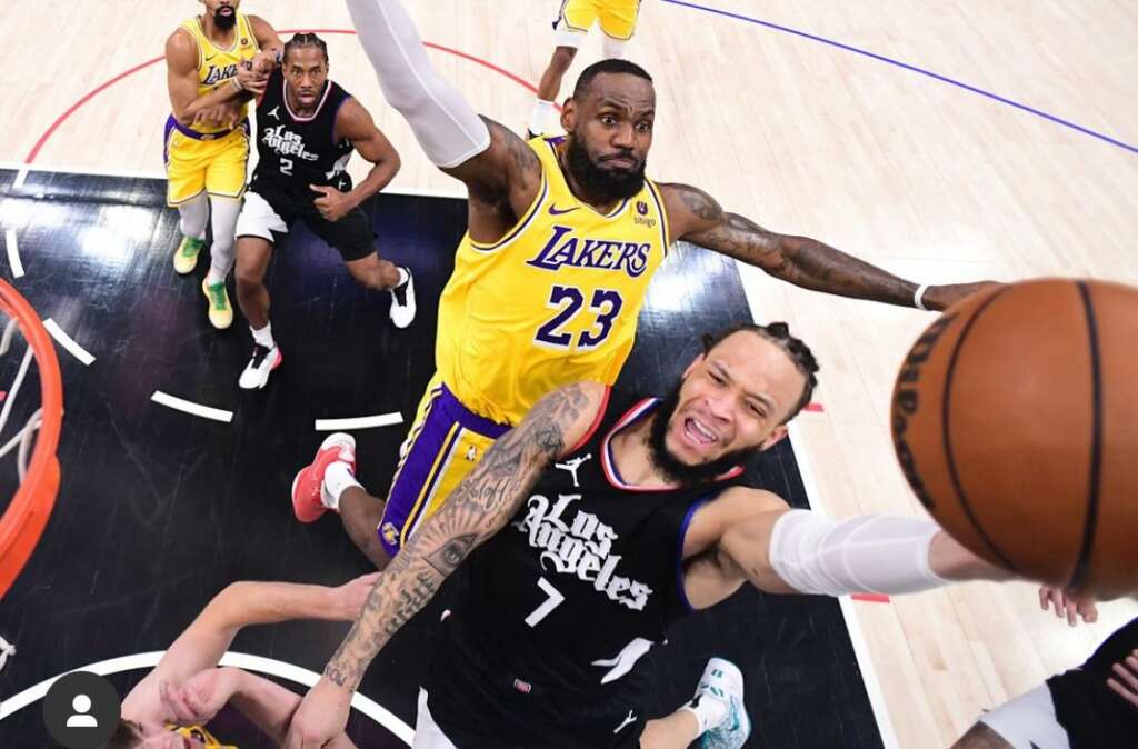 LeBron comanda e Lakers buscam incrível virada sobre os Clippers na NBA