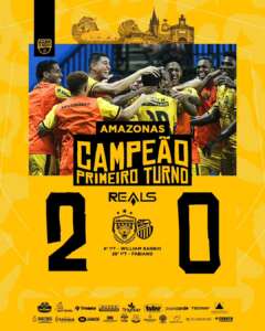 AMAZONENSE: Final do primeiro turno tem Amazonas campeão