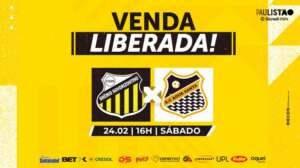 Paulistão: Novorizontino libera venda de ingressos para decisão contra o Água Santa