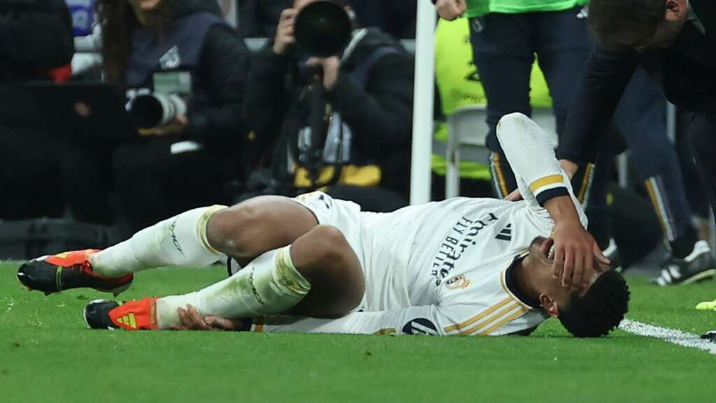 Espanhol: Bellingham sofre lesão no tornozelo e deve desfalcar Real Madrid