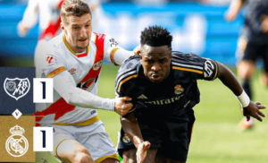 ESPANHOL: Real Madrid só empata com Rayo Vallecano e Girona pode voltar à briga pelo título do Espanhol