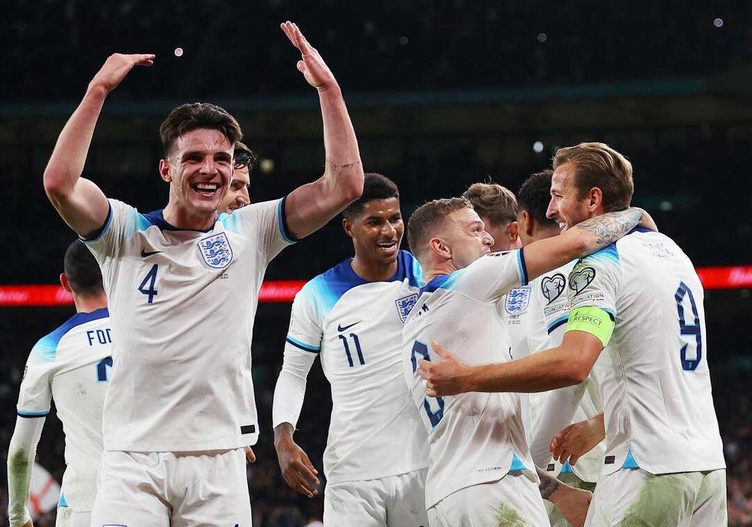 Inglaterra divulga lista para encarar o Brasil com Kane e Bellingham