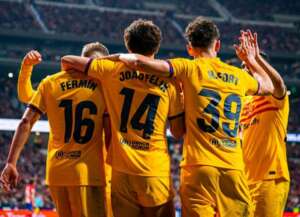 ESPANHOL: Barcelona vence Atlético de Madrid e assume a vice-liderança