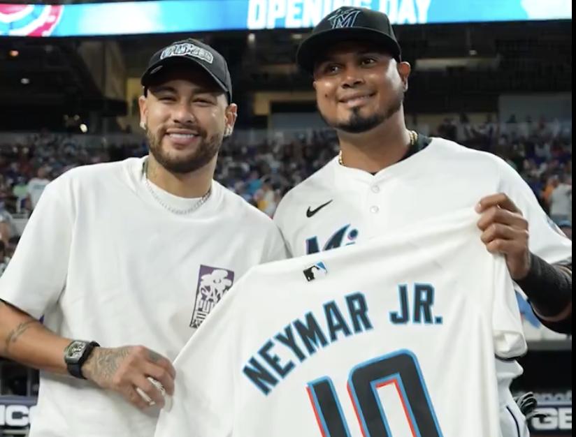 Neymar ‘reforça’ time de beisebol em Miami após festa de Anitta e jogos da NBA