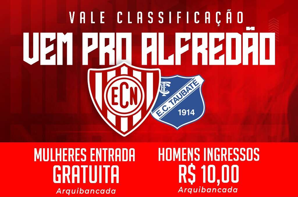 Paulista A2: Noroeste anuncia ingressos promocionais para decisão contra o Taubaté