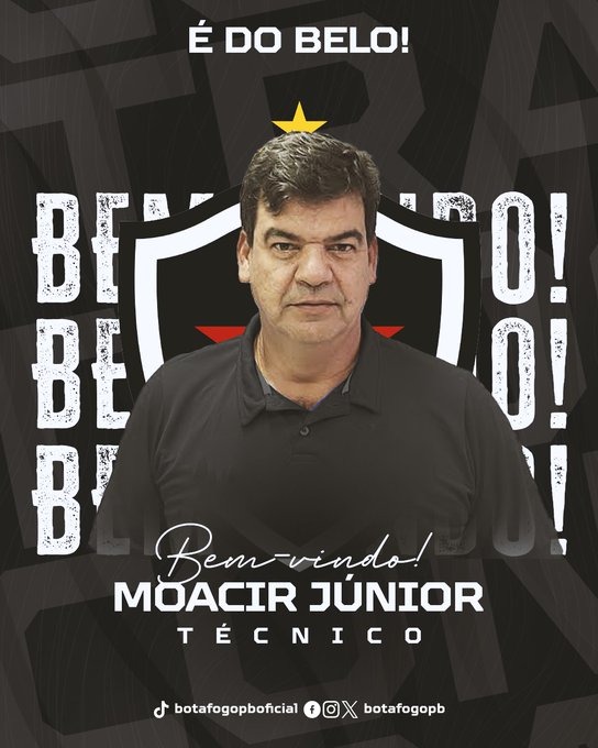 Paraibano: Botafogo anuncia contratação de experiente treinador