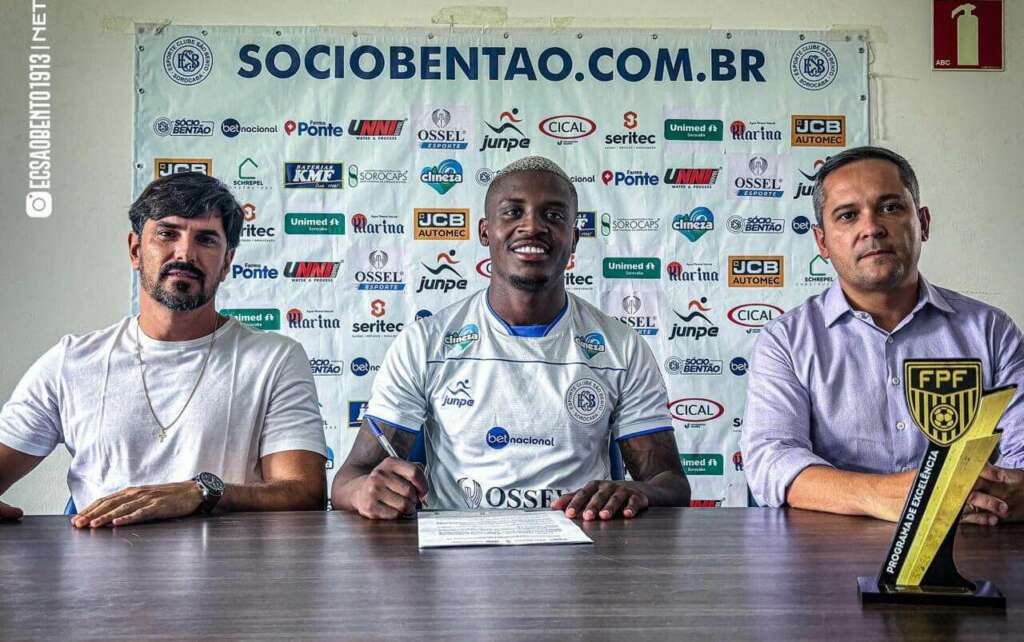 Paulista A2: São Bento renova com atacante titular por mais uma temporada