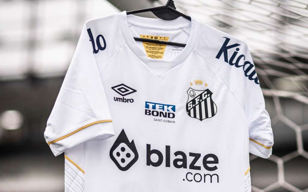 Santos se acerta com a Blaze e a terá patrocinadora máster até abril de 2025