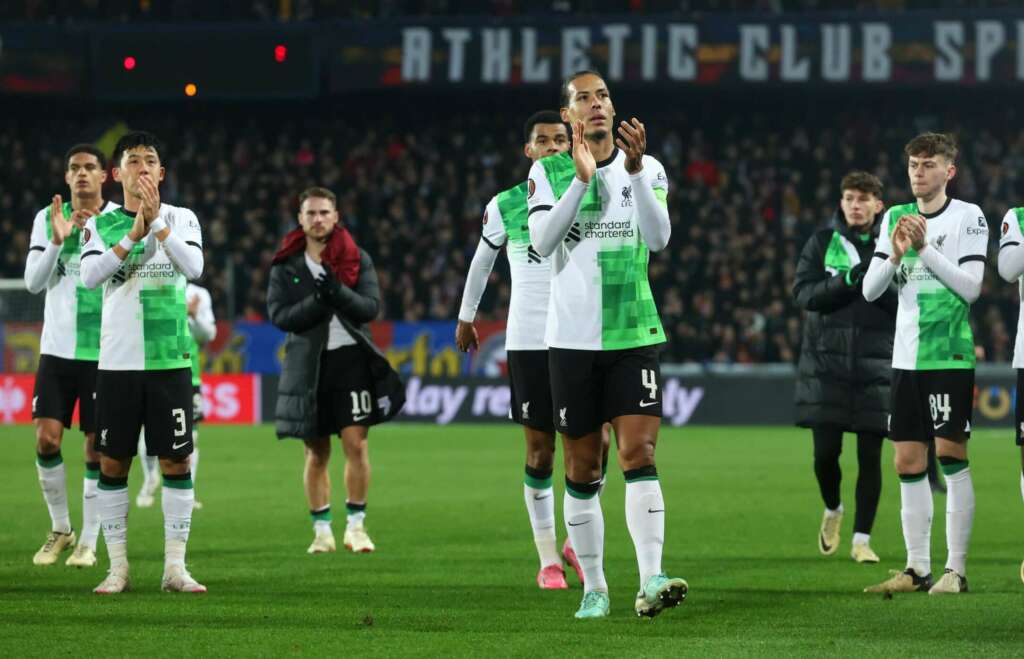 LIGA EUROPA: Liverpool atropela Sparta Praga e chega a 1003 gols com Klopp; Roma goleia