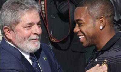 Lula diz que Robinho já deveria estar cumprindo pena por estupro no Brasil: ‘Crime imperdoável’