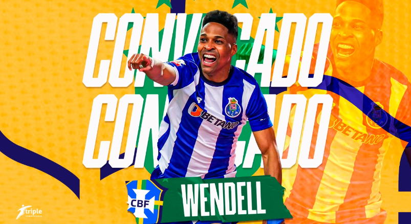 Em grande fase, Wendell vibra com volta à Seleção Brasileira: “Emoção incrível”