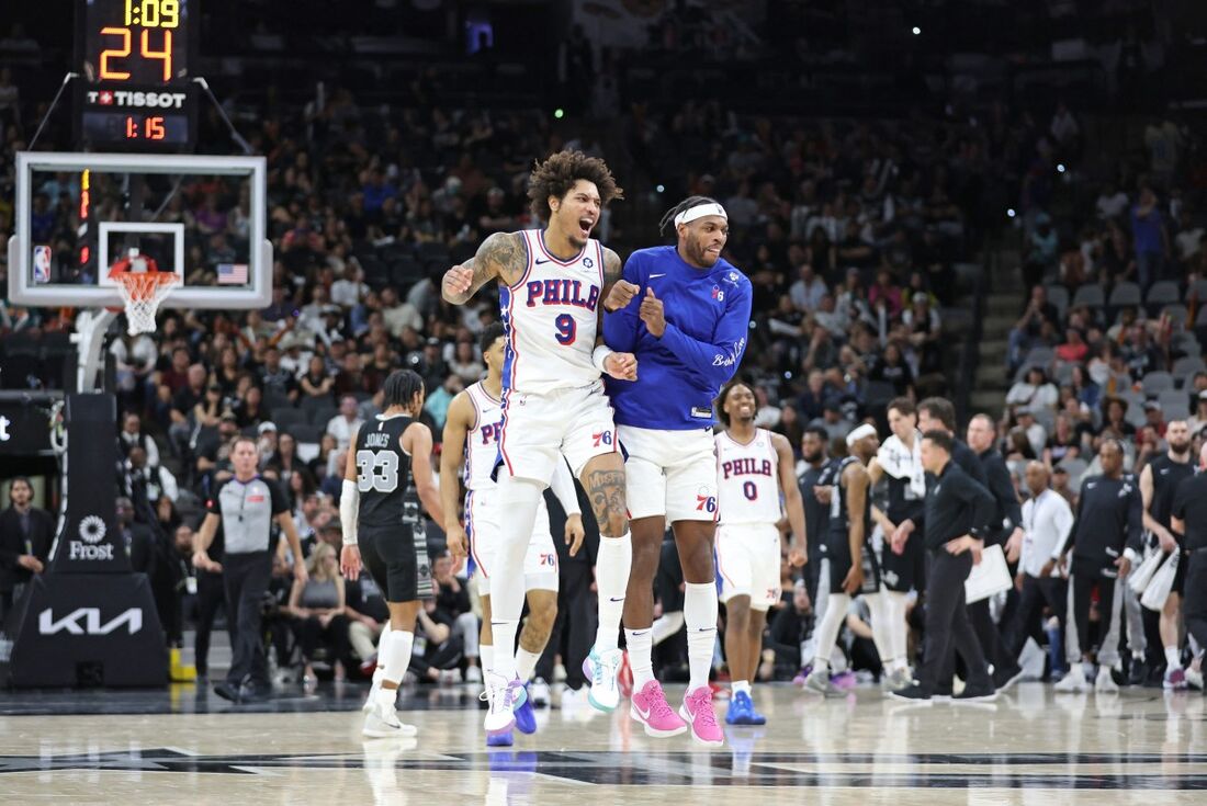 NBA: Philadelphia 76ers vence os Spurs após duas prorrogações e Maxey anota 52 pontos
