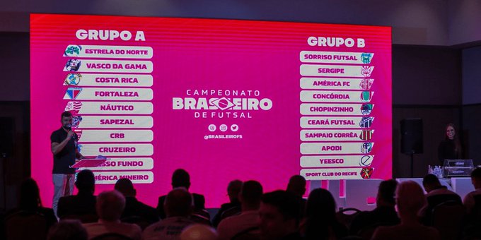 CBF anuncia tabela do Brasileiro de Futsal