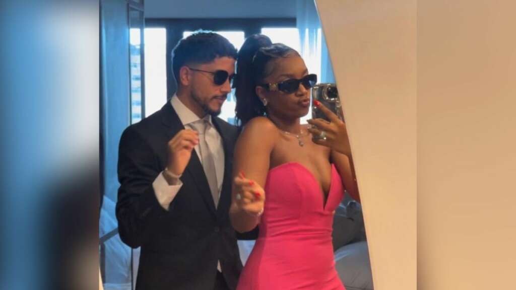 Iza anuncia gravidez de jogador do Mirassol, que faz homenagem