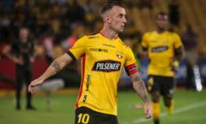 Argentino faz golaço no ângulo pelo Barcelona-EQU na Libertadores. Vídeo!