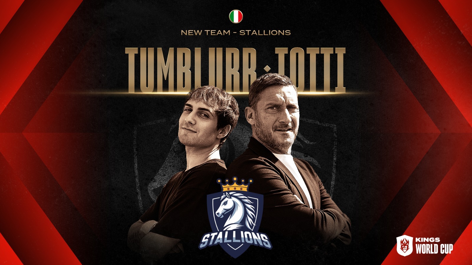 Torneio do Pique, Kings World Cup anuncia Francesco Totti como novo convidado