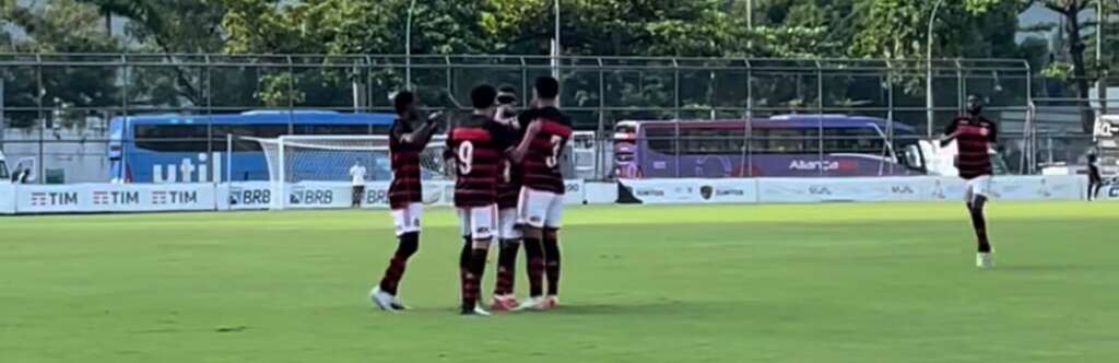 BRASILEIRO SUB-20: Flamengo vence o Cuiabá e conquista os três primeiros pontos