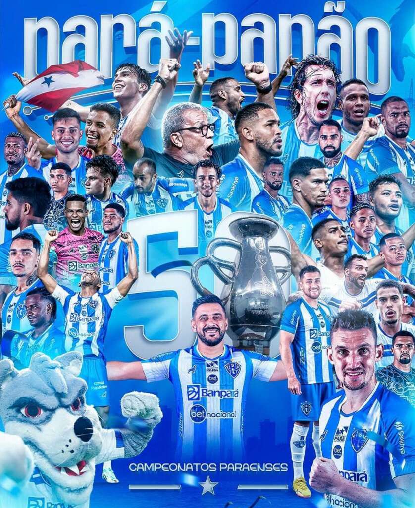 PARAENSE: Paysandu empata com o Remo e garante o 50º título