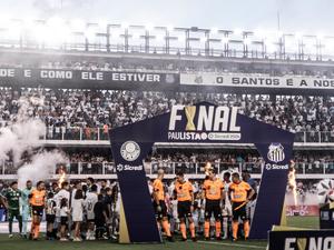 Santos x Palmeiras: vencedor do 1º jogo levou Paulistão em 57% das decisões