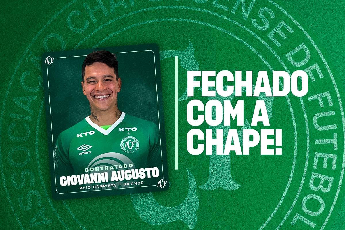 Chapecoense oficializa ex-meia de Corinthians e Vasco para a Série B