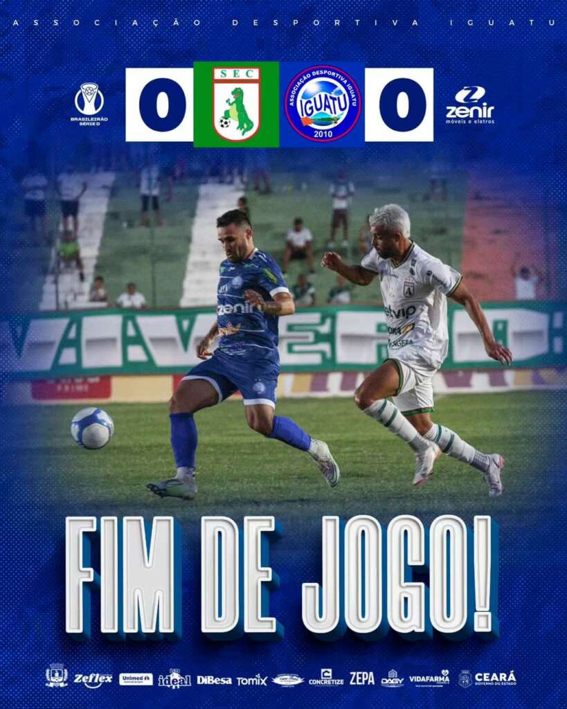 Sousa-PB 0 x 0 Iguatu-CE - Nada de gols na estreia da Série D do Brasileiro