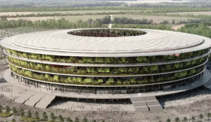 'Estádio jardim' começa a ser construído na Sérvia e sonho é sediar a final da Liga Europa