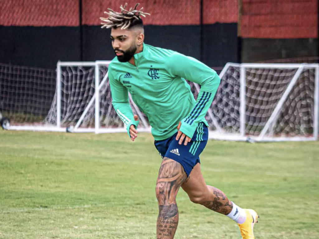 Gabigol treina e Flamengo se prepara para enfrentar o Amazonas
