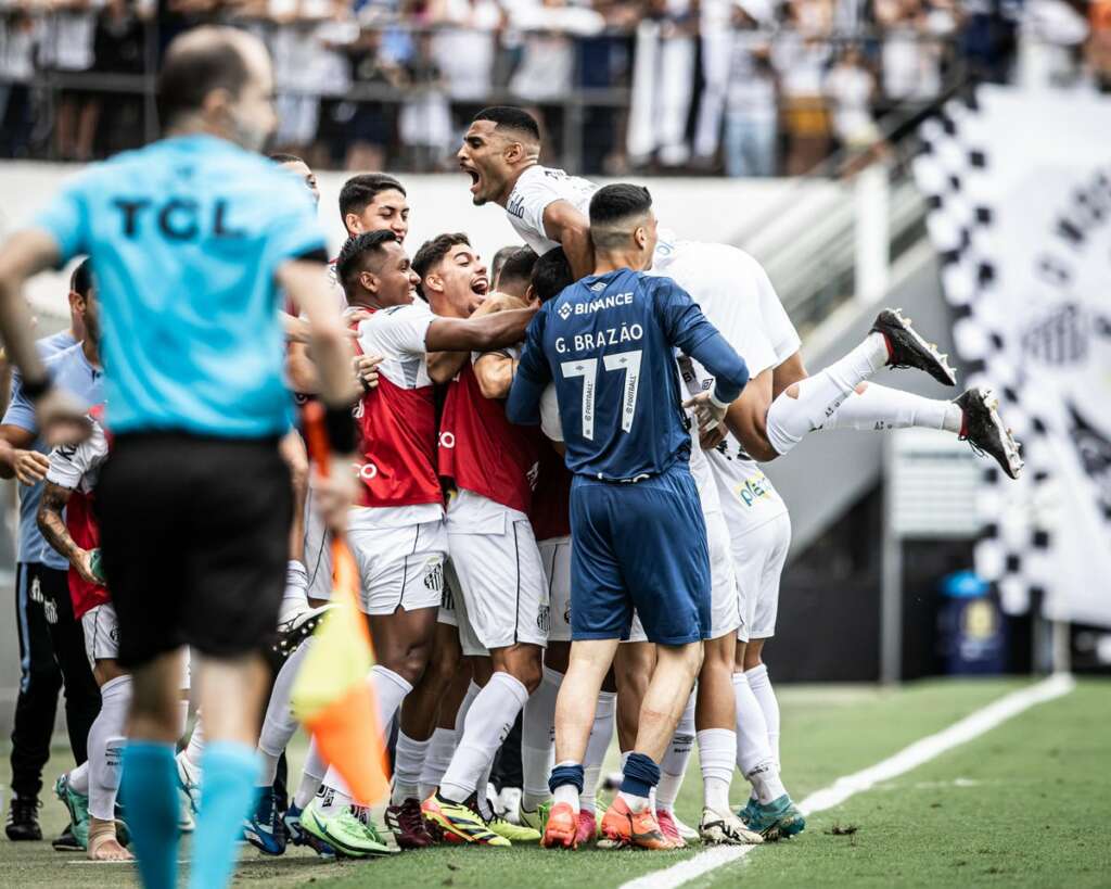 Santos 4 x 0 Brusque – Mescla entre jovens e veteranos funciona e Peixe goleia na Série B